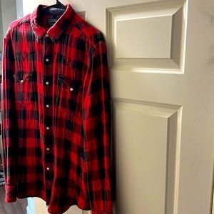 Vintage mens size XL polo Ralph Lauren black and red